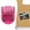 Pink, variant on QIJGEBGG Multicolor Cubicle Accessories for Fabric Partition Wall Push Pin Style Clips for Hanging Photos Notes Memos Data Cables,Office Bulletin Board Clips Standard Size