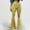 Yellow, variant on Azrian Summer Casual Long Trousers for Women Women Fashion Casual Comfortable Solid Color Elastic Waist Full Length Flared Pants Overalls