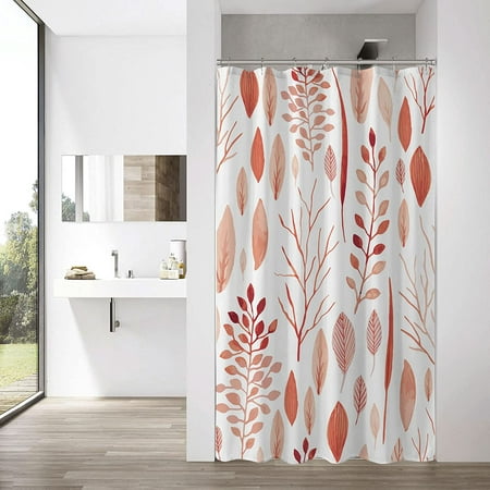 Joyweipeach Small Stall Shower Curtain, Fabric Shower Stall Curtain 36 X 72