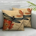 thumbnail image 3 of COMIO Tache Square Exotic European Vintage Fly High Dragonfly Decorative Cushion Pillow Throw Cover, 3 of 5