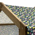 thumbnail image 5 of Fruits Pet House, Hand Drawn Vegan Options Sliced Lemons Strawberries and Oranges Doodle Style Food, Outdoor & Indoor Portable Dog Kennel with Pillow and Cover, 5 Sizes, Multicolor, by Ambesonne, 5 of 5