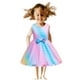 thumbnail image 3 of Vestido Para Niñas, Ropa Para Bebés, Niños Pequeños, Sin Mangas, Falda Con Lazo De Sirena, Vestido De Princesa Rosa Odeerbi LM103-3090, 3 of 9