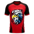 thumbnail image 4 of Gunia T Shirts For Teen Boys Football Graphic Short Sleeve Breathable Sporty Tee Activewear Youth Casual Shirt Tops Red 12-13 Years, 4 of 4