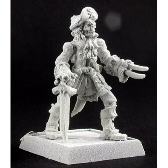Reaper Miniatures Baron LeBone, Razig Captain #14218 Razig Unpainted D&D Mini
