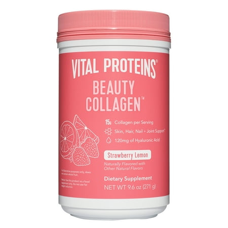 Vital Proteins Beauty Collagen, 15g Collagen, Strawberry Lemon, 9.6oz