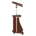 thumbnail image 4 of Techni Mobili Sit-to-Stand Mobile Medical Laptop Computer Cart, Brown, 4 of 8