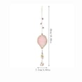 thumbnail image 2 of 18.89in Resin Leaf Crystal Suncatcher Dreamlight Drop Leaf Shape Hanging Pendant Rainbow Maker Prism Light Catcher for Window Garden Porch Home Decor, 2 of 4