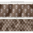 thumbnail image 6 of Soimoi 100% Cotton Canvas Fabric - Block Pattern, Brown | 56" Wide | Sold by The Yard | Medium Weight Upholstery Fabric for Home Dcor, Bags & DIY Projects, 6 of 7