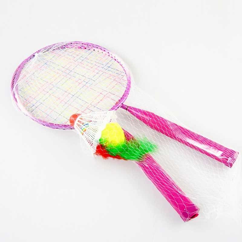 1Pair Badminton Rackets Sports Cartoon Suit Toy for Youth Children Nice Gift 