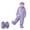 ZY01-Purple, variant on Ulanda Kids Silly Big Mouth Monster Wearable Onesie Funny Cozy Hooded Plush One Piece Loungwear No Shoe (Green,8-10 Years)