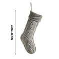 thumbnail image 3 of CuiLiyq Cable Knit Christmas Stockings, 18.1" Large Knitted Stockings Ornaments, Farmhouse Xmas Rustic Boho Decorations for Family Holiday Decor, 3 of 6