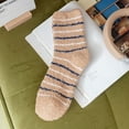 thumbnail image 6 of MSJUHEG Fuzzy Socks,Slipper Socks,Fluffy Socks,Bearpaw Socks,Cloud Socks,Thermal Socks for Mens Coral Socks Stripe Socks Colorful Athletic Socks Socks A One Size, 6 of 7