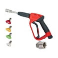 thumbnail image 1 of High Pressure Washer Gun Replacement – M22x1.5mm Quick Connect Spray Gun with 4 Color Coded Nozzles, High Pressure Wand for Car Wash & Yard Work ( A ), 1 of 3