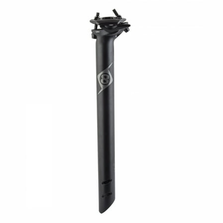 Origin8 Spire II Seatpost 31.6mm 350mm Blk Micro-Adjust 2 Bolt Clamp