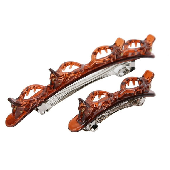 Hilitand Hair Styling ABS + Resin Double Layer Bangs Clip Bangs Hairstyle Hairpin Hairpin Set