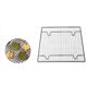 thumbnail image 5 of Rejilla de alambre de acero al carbono Worallymy estante fresco para enfriar pasteles y barbacoa bandeja antiadherente para hornear pasteles y pan Worallymy JD720446162, 5 of 7