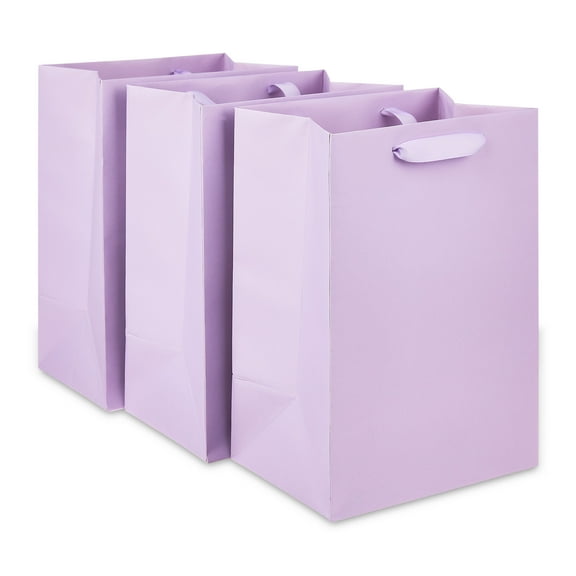 Large Lilac Gift Bags, 7" x 10", 3 Count, by Way To Celebrate