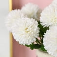 thumbnail image 3 of MAMOWEAR 10PCS Artificial Hydrangea Flowers, Fake Silk Chrysanthemum Ball Flower for Wedding Bouquet Home Garden Party Wedding Decoration(White), 3 of 8