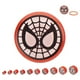Marvel PUSSPMN-2PR Visser Bouchons Acryliques avec Logo Graphique de Visage d'Homme-araignée avant & 44; Rouge - 2g – image 1 sur 1