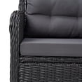 thumbnail image 5 of vidaXL 5 Piece Garden Dining Set Black, 5 of 5