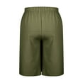 thumbnail image 6 of Felirenzacia Womens Casual Skorts High Waist Summer Linen Knee Lengh Shorts Solid Tennis Golf Beach Loose Trendy Skirt with Pockets,Army Green,2XL, 6 of 9