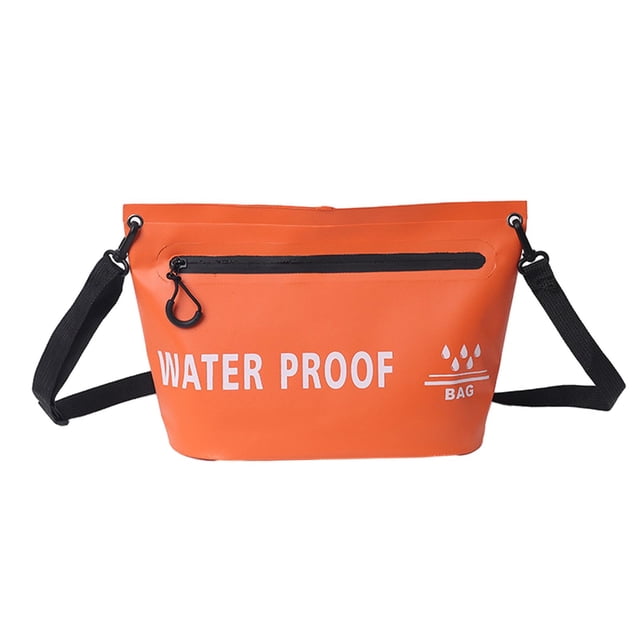 fastboy Sac Bandoulière Imperméable Sac Étanche Sac Sec Randonnée Bleu pour Pêche Randonnée Orange 31.5x20.5cm