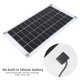 thumbnail image 3 of Panel solar 7.5W 12V Monocristalino Alta eficiencia Panel solar compacto Cargador exterior semi-flexible con clip para generador solar Campamento de Montañismo Octpeak No, 3 of 7