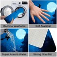 thumbnail image 3 of 1pc Witch Flying at Night Absorbent Non-Slip Bathroom Thickened Flannel Rug Decor,Soft,Quick Drying,Suitable For Indoor/outdoor Use,Bathrooms,Bedrooms,Kitchens,Terrace,Laundry Rooms,16"x24", 3 of 9