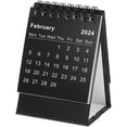 thumbnail image 4 of Miangastore Mini Calendriers de Bureau 2024 2025 Calendrier Rabattable pour Bureau à Domicile, 4 of 9