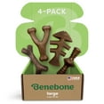 thumbnail image 1 of Juguetes masticables para perros Benebone, tamaño grande, paquete de 4 para masticadores agresivos, 1 of 6