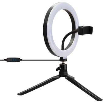 Aro de Luz Fussion LPI-001 para Stiream o inches con tripie USB ARO ARO
