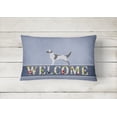 thumbnail image 2 of Carolines Treasures BB5485PW1216 English Setter Welcome Canvas Fabric Decorative Pillow, 2 of 3