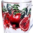 thumbnail image 4 of STP Goods Pomegranate Coffee Tea Glass Mugs Set of 4, 4 of 5