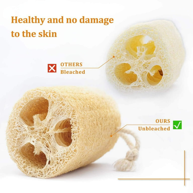 Natural Loofah Luffa Eco Friendly Loofah Sponge Luffa Sponge Exfoliating  Sponge Bath Sponge Loofah Scrubber 