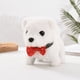 thumbnail image 1 of Electronic Plush Toys Puppy-Walking, Barking, Tail Wagging, Stretching Companion Animal for Kids Toddlers（Bow tie compared to bear）, 1 of 3