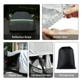 thumbnail image 6 of FLORAY Waterproof All-Weather Car Cover with Zipper Door, Outdoor Full Coverage for Sedans & SUVs, Windproof Snow & UV Protection, Silver (193" × 59" × 47"), 6 of 6
