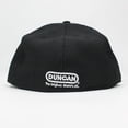 thumbnail image 2 of Duncan Yo-Yo Logo Fitted Baseball Cap - New Era Hat with Duncan Logo on Front and Underside of Brim (Black, 7 3/4"), 2 of 4
