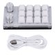 thumbnail image 1 of Mini teclado USB, teclado programable de atajo multifuncional de 12 teclas con 2 perillas para juegos, 1 of 10