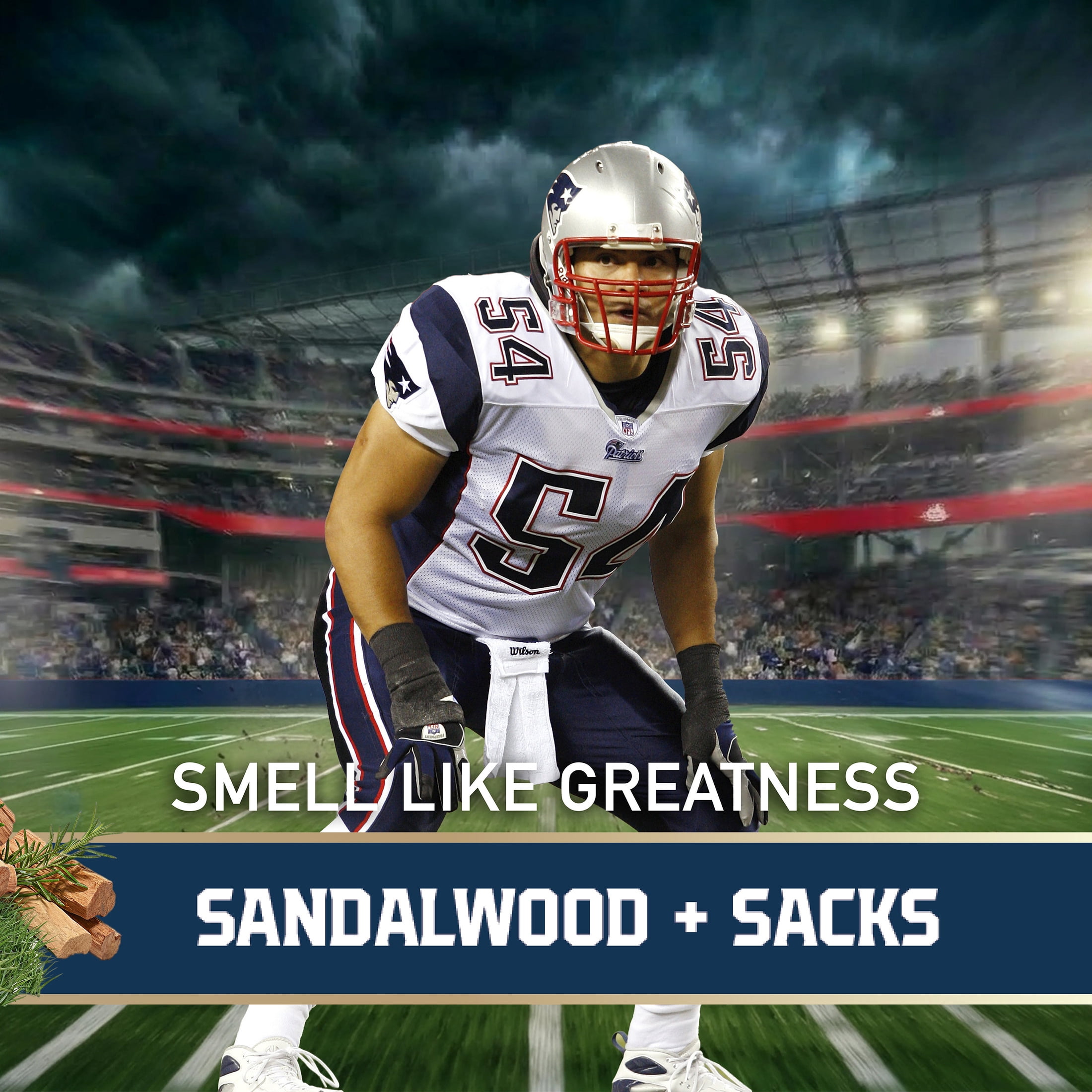 Old Spice Deodorant for Men, Antiperspirant, NFL Collection, Tedy Bruschi, Scent of Sandalwood + Sacks, 2.6 oz