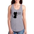 thumbnail image 1 of Nobody Cares Racerback Tank Women -Smartprints Designs, Female Small, 1 of 4