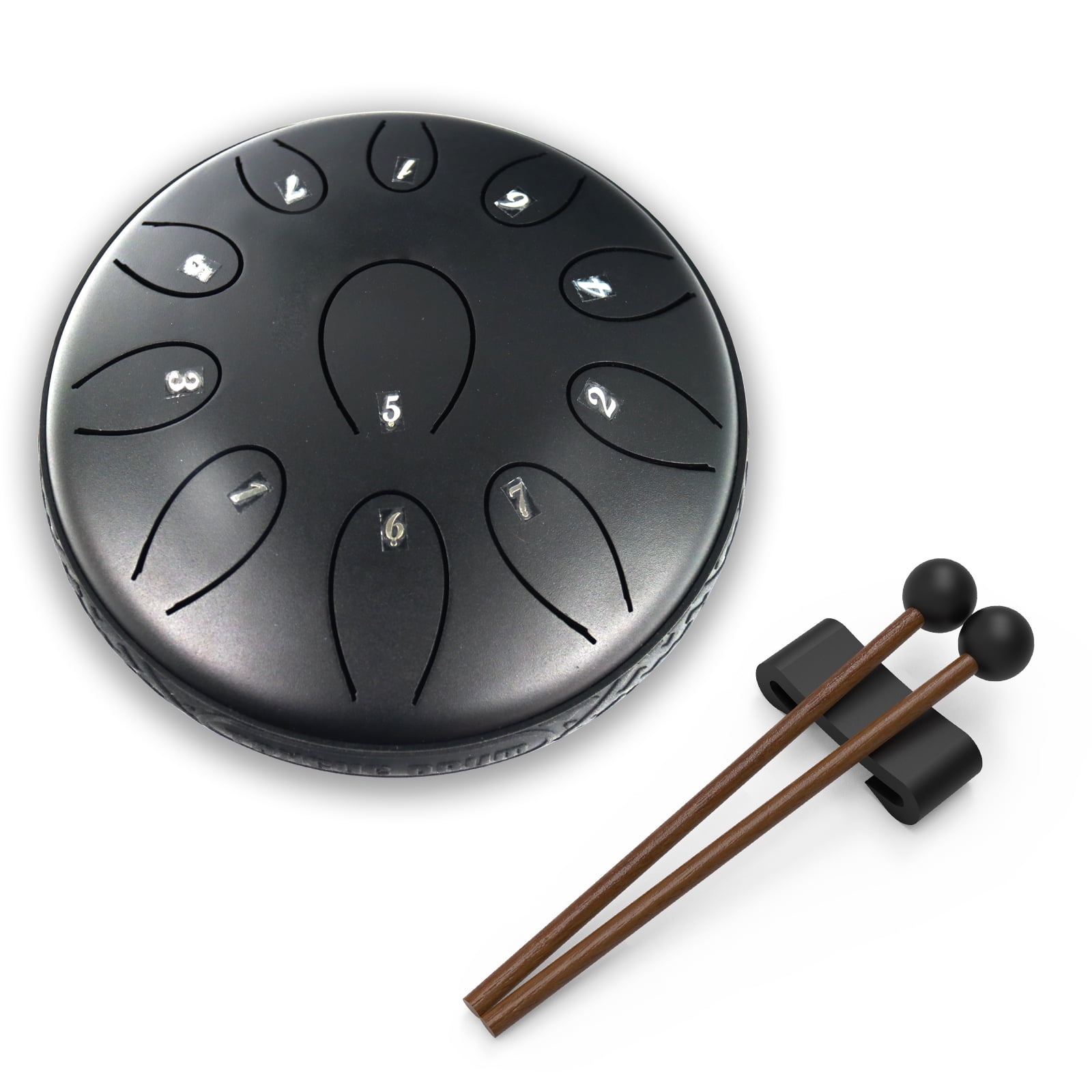 Steel Tongue Drum 8'' Handpan drum Percussion Chakra Zen Yoga Meditation  Drum