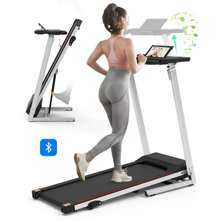 FYC 2.5HP Folding Treadmill with Adjustable Height Desk Incline