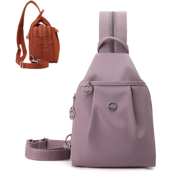 Waterproof 2-Way Commuter Bag, Vocabularyi Waterproof Oxford Large Capacity Convertible Shoulder Bag, 11.9x8.3x5.5 inch