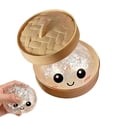 thumbnail image 1 of GZOALUA 2026 Pelota antiestrés squishy de dumpling con glitter, 1 of 6