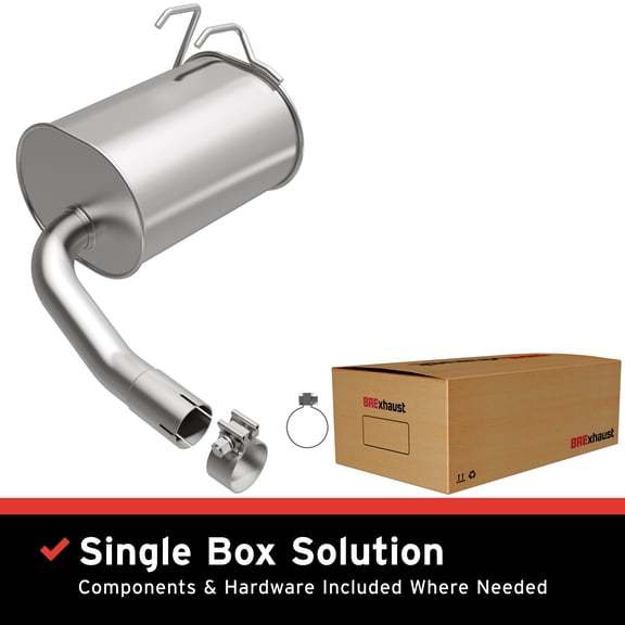 BRExhaust OE Replacement Exhaust Muffler Kit 108-0237: Compatible with 2017-2019 Honda CR-V 1.5L