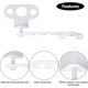 thumbnail image 3 of Restrictor de ventana abatible 2 piezas Restrictor de ventana, pestillos de ventana con 4 S, 3 of 5