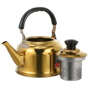 1 Pc Whistle Tea Kettle Household Thick Tea Pot Stainless Water Kettle 1.5L