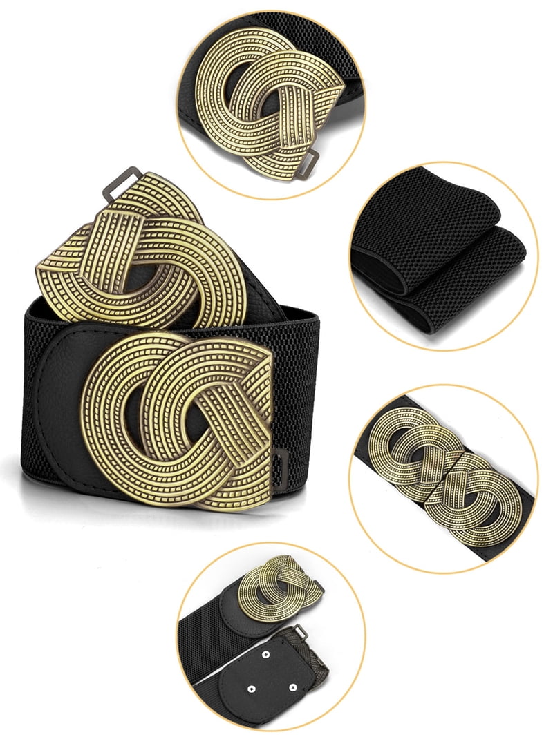 INSPIRE CHICRetro Knot Woven Metal Interlocking Buckle  display picture 3