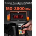 thumbnail image 4 of VEVOR Woodworking Lathe 1 HP 12 x 18 in Benchtop Wood Lathe Variable Speed 150-3800 RPM, 4 of 9