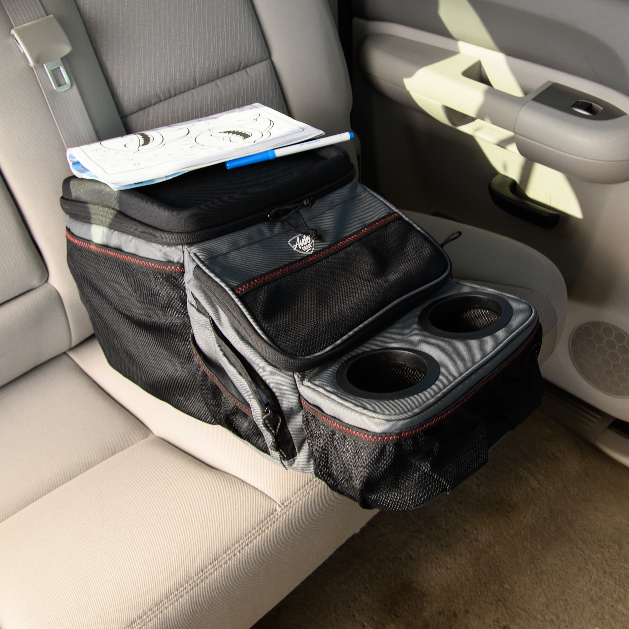 hooi Citaat Uiterlijk Auto Drive Backseat Organizer with Cup Holders and Storage, Black -  Walmart.com